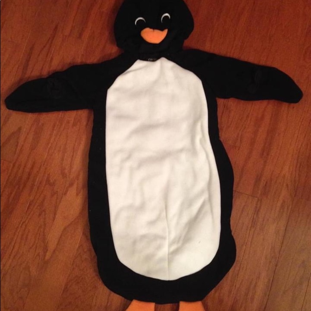 Baby onesie penguin costume